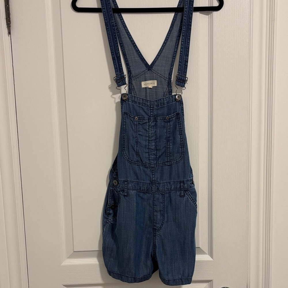 Azure Skies Blue Denim Overalls